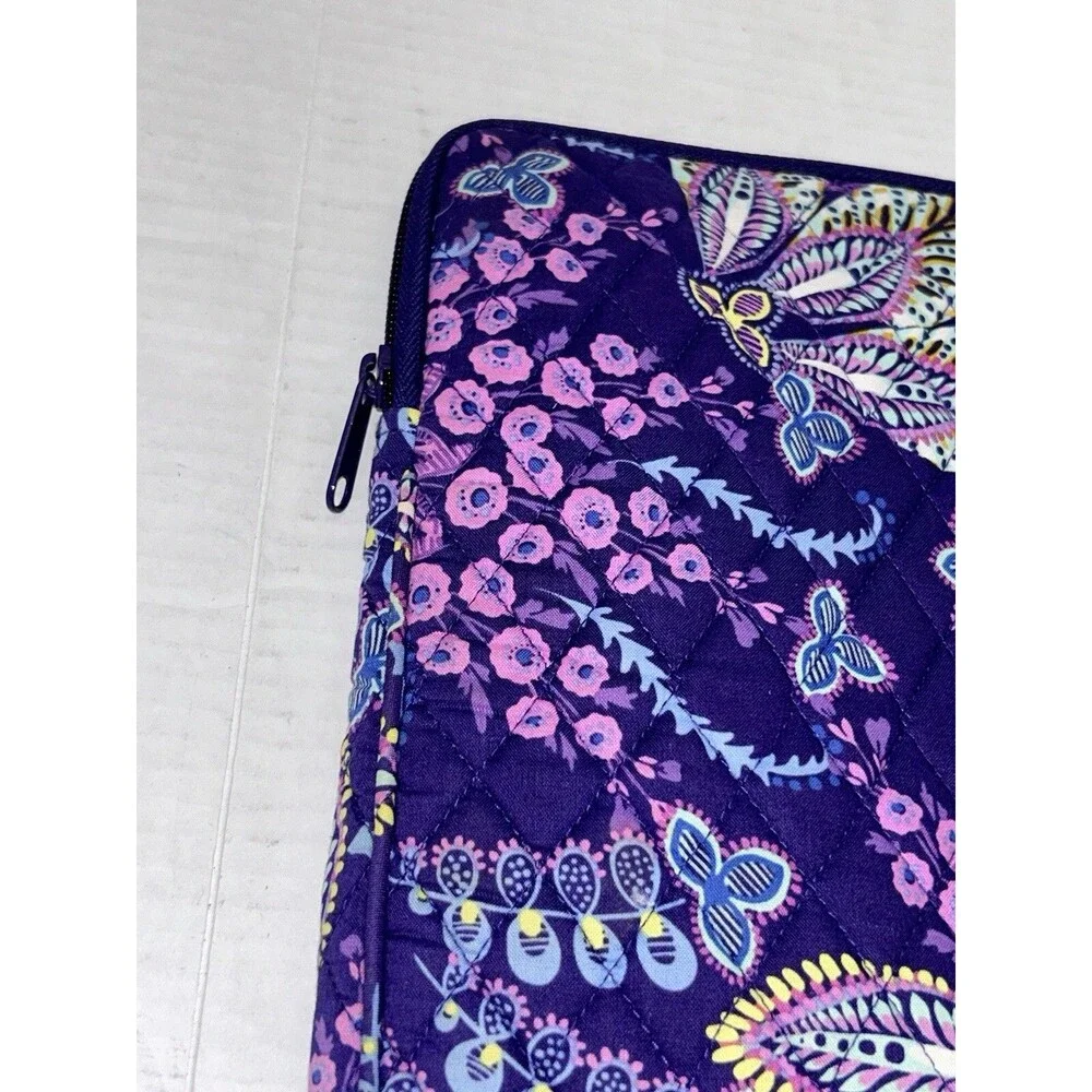 Vera Bradley Purple Laptop Case Padded